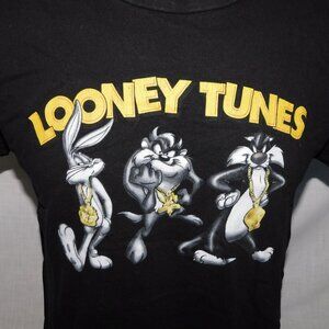 Looney Tunes Bugs Bunny Taz Sylvester Gangster Hip Hop Graphic T Shirt Mens M